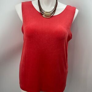 Chico’s Travelers size 3 salmon color tank top